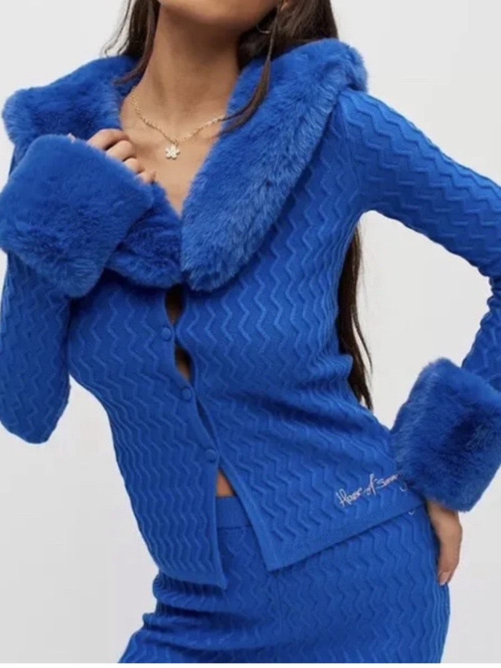 House of Sunny Midnight Swirl Peggy Cardigan
